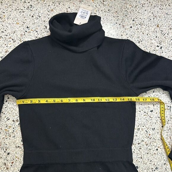 Stenstroms merino wool Buffy knit dress black small s Sweden - Picture 6 of 7